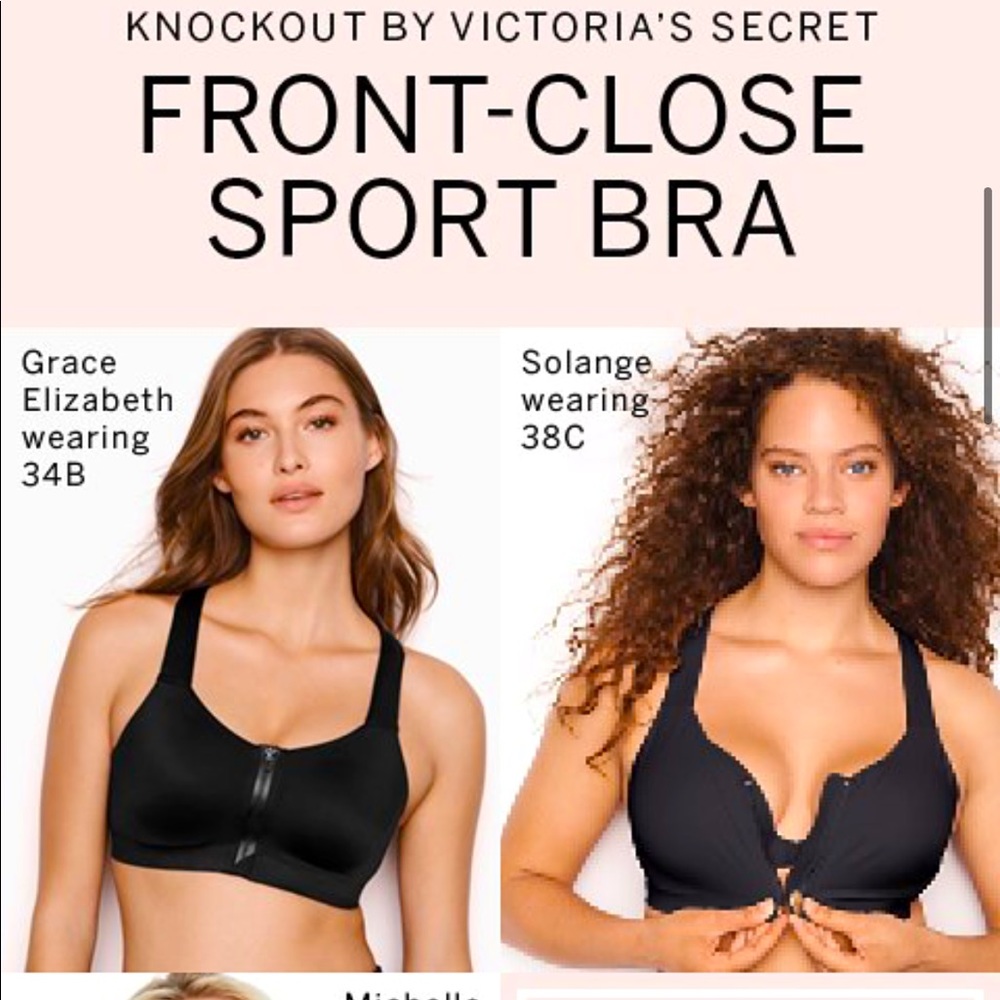 Victoria’s Secret Knock Out sports bra 34DD like new